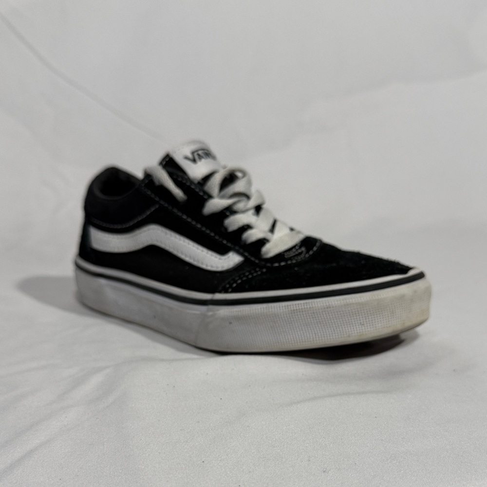 Vans Black and White Low-Top Sneakers